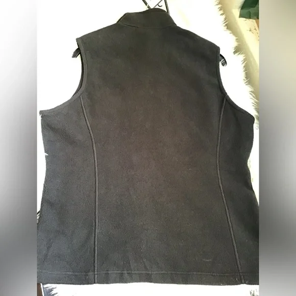 🏔Patagonia Women’s Synchilla Fleece Vest Black Size L Full Zip Outdoor Layer - Picture 10 of 12
